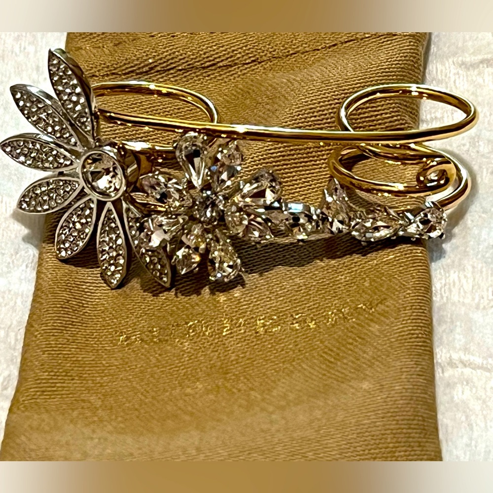 New Burberry Flower Double Ring
